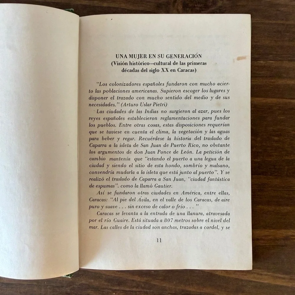 Vintage 1974 Las Memorias de Mamá Blanca Book Teresa de la Parra Puerto Rico HC